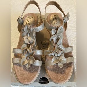 Boc champagne wedge sandals 8. Like new
